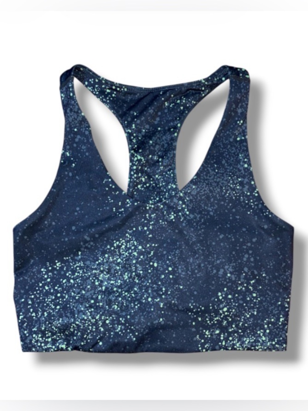 Z by Zella space dye sports bra with Speckle Print